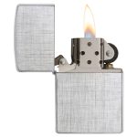 Encendedor Zippo Classic Linen Weave Plateado ZP28181 Agathamarket.cl 2