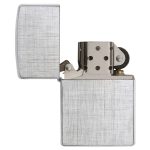 Encendedor Zippo Classic Linen Weave Plateado ZP28181 Agathamarket.cl 4