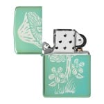 Encendedor Zippo Mushroom Design Verde ZP46178 Agathamarket.cl 4