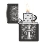 Encendedor Zippo Chess Design Plateado ZP48762 Agathamarket.cl 2