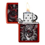Encendedor Zippo Dragon Tiger Design Rojo ZP48933 Agathamarket.cl 2