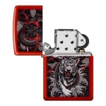 Encendedor Zippo Dragon Tiger Design Rojo ZP48933 Agathamarket.cl 4