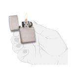 Encendedor Zippo Classic Brushed Chrome Plateado ZP200 Agathamarket.cl 2