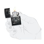 Encendedor Zippo Spazuk Design Negro ZP49763 Agathamarket.cl 2