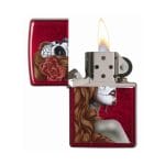 Encendedor Zippo Day Of Dead Girl Rojo ZP28830 Agathamarket.cl 2