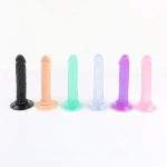 Mini Dildo Consolador Silicona Jelly Negro Con Ventosa Agathamarket.cl 2