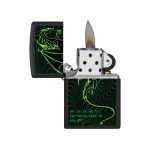 Encendedor Zippo Cyberpunk Dragon Design Verde ZP48497 Agathamarket.cl 4