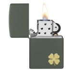 Encendedor Zippo Four Leaf Clover Design ZP49796 Agathamarket.cl 2