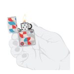 Encendedor Zippo Geometric Design Plateado ZP48712 Agathamarket.cl 4