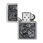 Encendedor Zippo Jungle Design Plateado ZP48567 Agathamarket.cl 4
