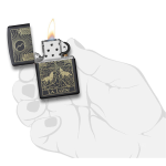 Encendedor Zippo Wolf Tarot Card Design Negro ZP218.MP402654 Agathamarket.cl 4