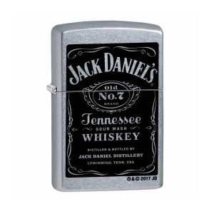 Encendedor Zippo Jack Daniel’s Label Design Plateado ZP24779 Agathamarket.cl