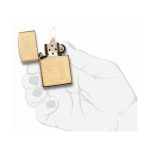 Encendedor Zippo Brass Venetian Dorado ZP352B Agathamarket.cl 4