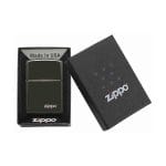 Encendedor Zippo Classic High Polish Black Logo ZP24756ZL Agathamarket.cl 5