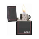 Encendedor Zippo Classic Black And Red Borde Rojo Zp218zb Agathamarket.cl 2