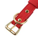 Collar Gargantilla Choker Con Cascabel Eco Cuero Rojo Agathamarket.cl 3