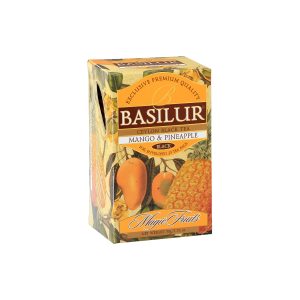 Te Negro Basilur Mango Piña Caja 25 bolsas Agathamarket.cl