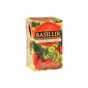 Te Negro Basilur Frutilla Kiwi Caja 25 bolsas Agathamarket.cl