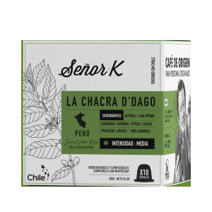 Cápsulas Nespresso Perú La Chacra D’ Dago x10 Café Señor K Agathamarket.cl