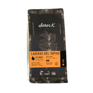 Café de Colombia Laderas del tapias 100gr Molido Señor K Agathamarket.cl