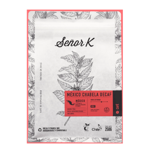 Café de México Chabela descafeinado 250gr Molido Señor K Agathamarket.cl