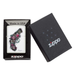 Encendedor Zippo Spazuk Flower Gun Design Blanco ZP29894 Agathamarket.cl 6