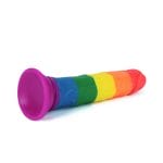 Dildo Con Ventosa Pegable Realista Pride Lgbt Arcoiris 17 Cm Agathamarket.cl 2