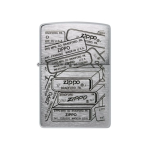 Encendedor Zippo Bottom Stamps Design Plateado ZP48713 Agathamarket.cl 2