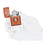 Encendedor Zippo Daruma Design Rojo ZP49475.CI418225 Agathamarket.cl 5