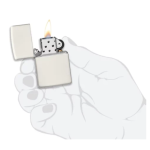 Encendedor Zippo Glow In The Dark Matte Blanco ZP49193 Agathamarket.cl 4