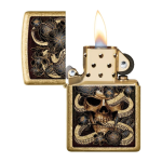 Encendedor Zippo Snake Bouquet Dorado ZP49477.CI416388 Agathamarket.cl 2