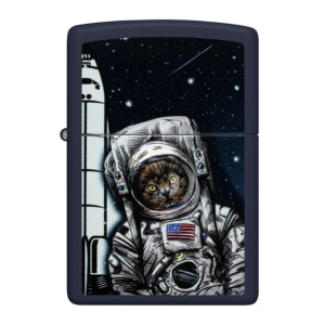 Encendedor Zippo Space Kitten Design Azul ZP239.CT400143 Agathamarket.cl