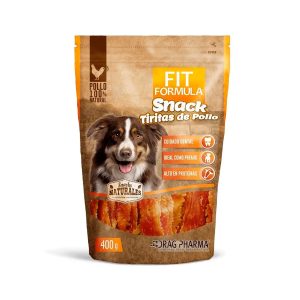 Fit Formula Comida Snack Tiritas De Pollo Perro Mascota 400g Agathamarket.cl
