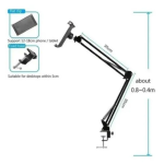 Brazo Flexible Soporte Escritorio Para Tablet iPad celular Agathamarket.cl 2