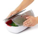 Bowl Plastico Vaporizador De Microondas Color Naranja Agathamarket.cl 2