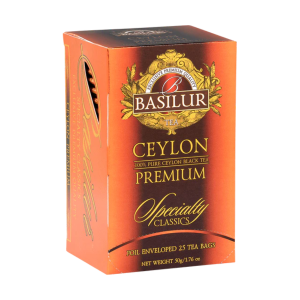 Te Negro Basilur Orange Pekoe Caja 25 bolsas Agathamarket.cl