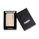 Encendedor Zippo Flat Sand Logo Beige ZP49453ZL Agathamarket.cl 4