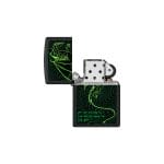 Encendedor Zippo Cyberpunk Dragon Design Verde ZP48497 Agathamarket.cl 2