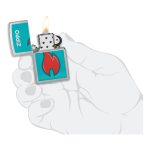 Encendedor Zippo Flame Design Azul Rojo ZP48495 Agathamarket.cl 6