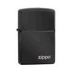Encendedor Zippo Classic High Polish Black Logo ZP24756ZL Agathamarket.cl 3