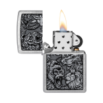 Encendedor Zippo Jungle Design Plateado ZP48567 Agathamarket.cl 2