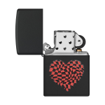 Encendedor Zippo Heart Design Negro ZP48719 Agathamarket.cl 4