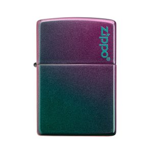 Encendedor Zippo Iridiscente Logo Morado ZP49146ZL Agathamarket.cl