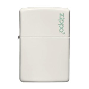 Encendedor Zippo Glow In Dark Logo Blanco ZP49193ZL Agathamarket.cl