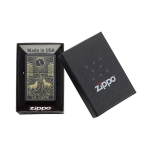 Encendedor Zippo Wolf Tarot Card Design Negro ZP218.MP402654 Agathamarket.cl 5