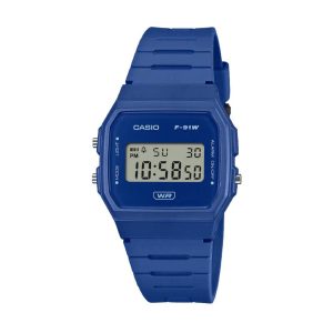 Reloj Casio Digital Unisex F-91WB-2A1 Agathamarket.cl
